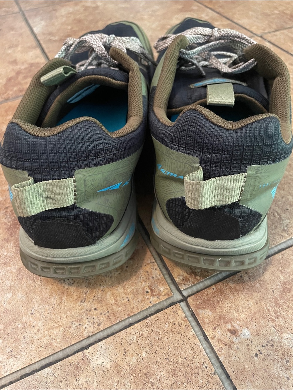 Altra Men's Green and Black Trail Running Sneakers - Picture 7 of 7